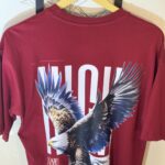 Fear of Eagle Red Drop Shoulder T-Shirt